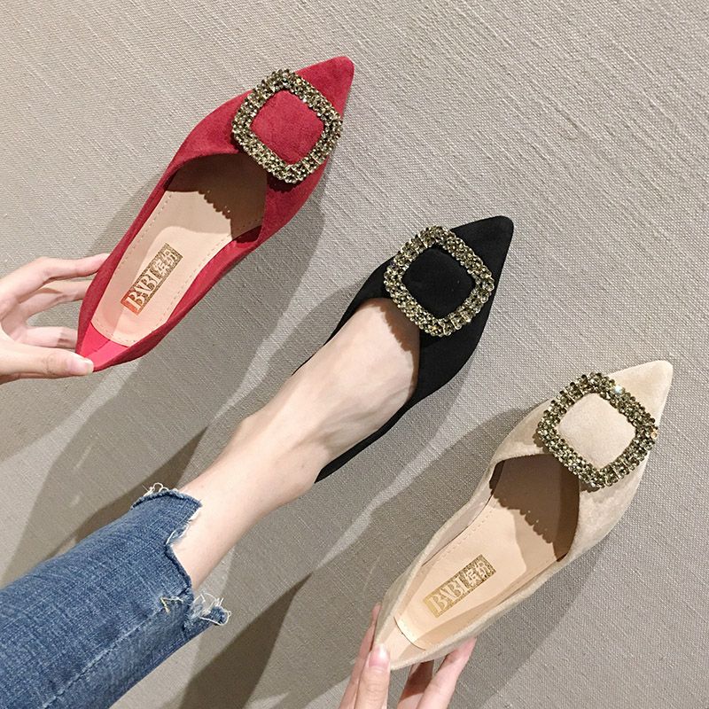 Low Large Heel Shoes For Women