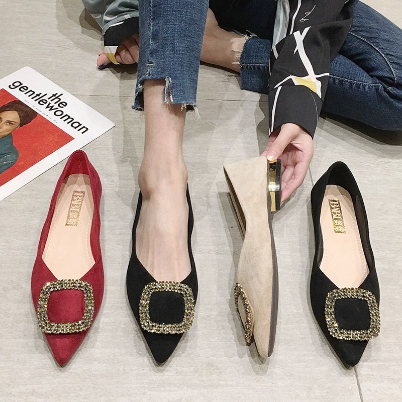 Low Large Heel Shoes For Women