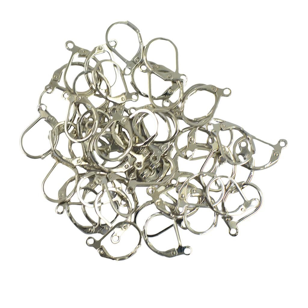 100pcs French Lever Back Earrings Earwire Hooks Findings Jewelry