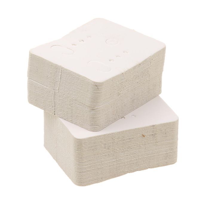100pcs Professional Type Paper Earring Ear Studs Holder Display Hang