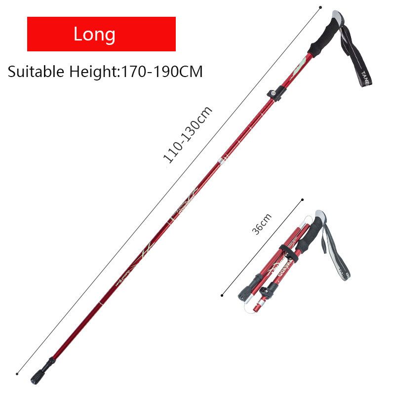 Anti Shock Walking Stick Telescopic Baton Trekking Stick