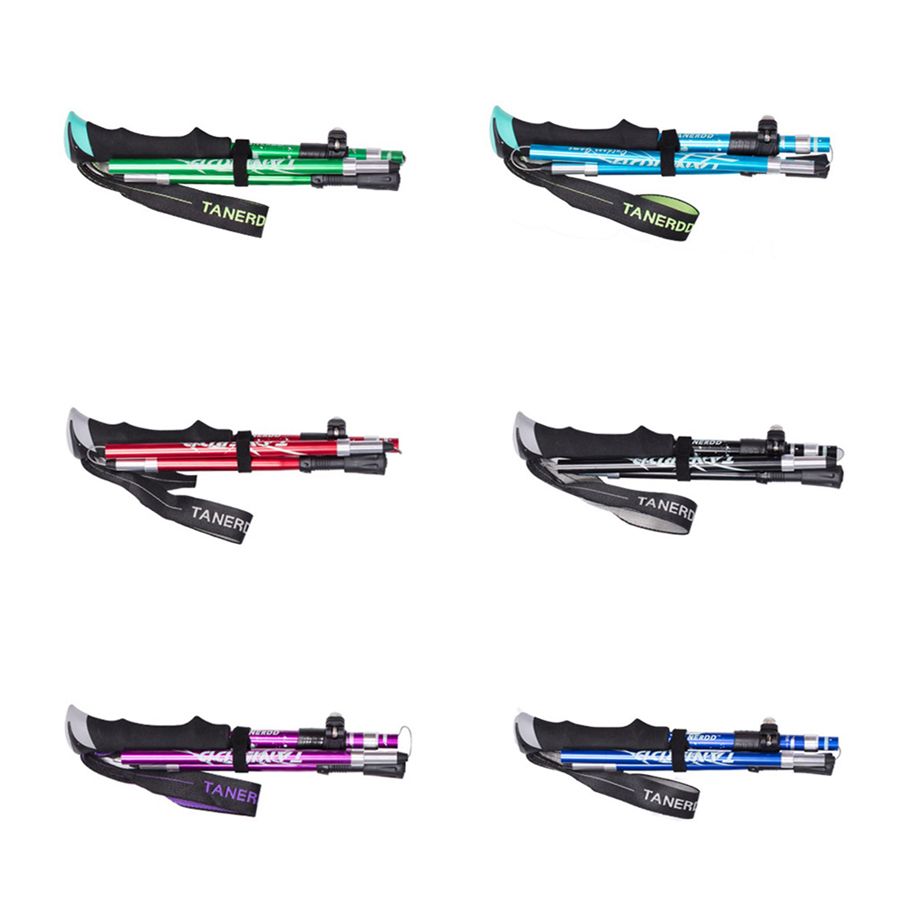 Anti Shock Walking Stick Telescopic Baton Trekking Stick