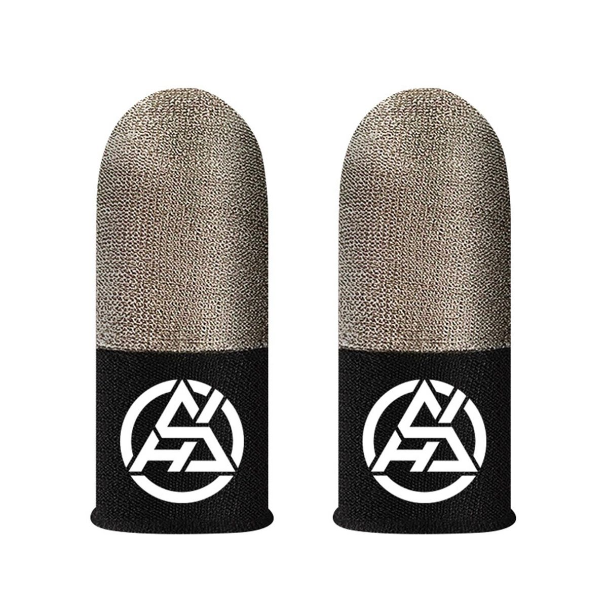 Sweat-proof Fingertips Covers Ultra-thin Finger Gloves High for Game Silver