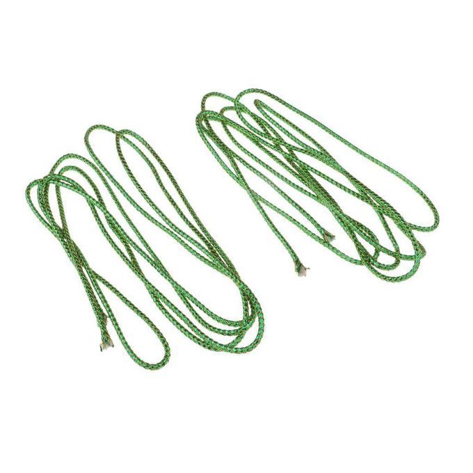 2pcs Holographic Elastic Mylar Cord Flash Fly Tying Material DIY Green