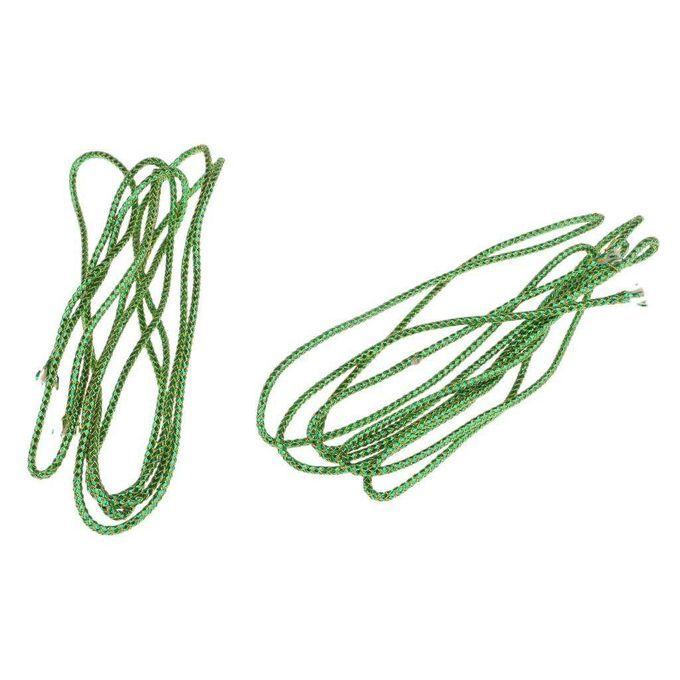 2pcs Holographic Elastic Mylar Cord Flash Fly Tying Material DIY Green