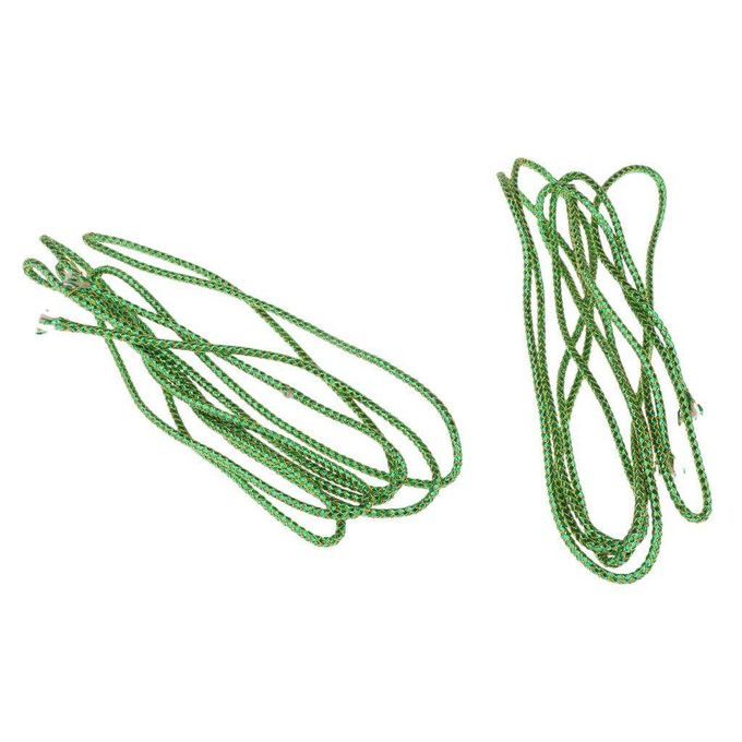 2pcs Holographic Elastic Mylar Cord Flash Fly Tying Material DIY Green