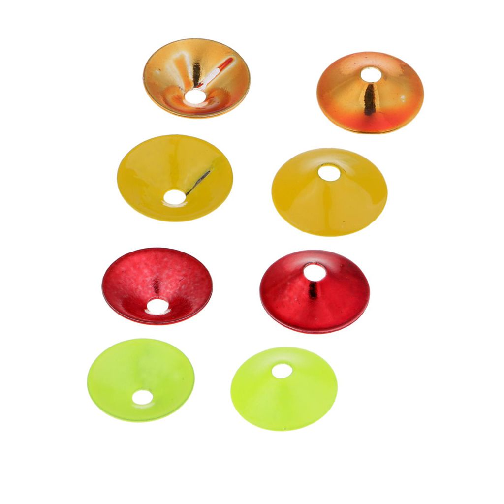 12pcs Brass Turbo Cone Heads  Fly Tying Materials For Tube Flies Green