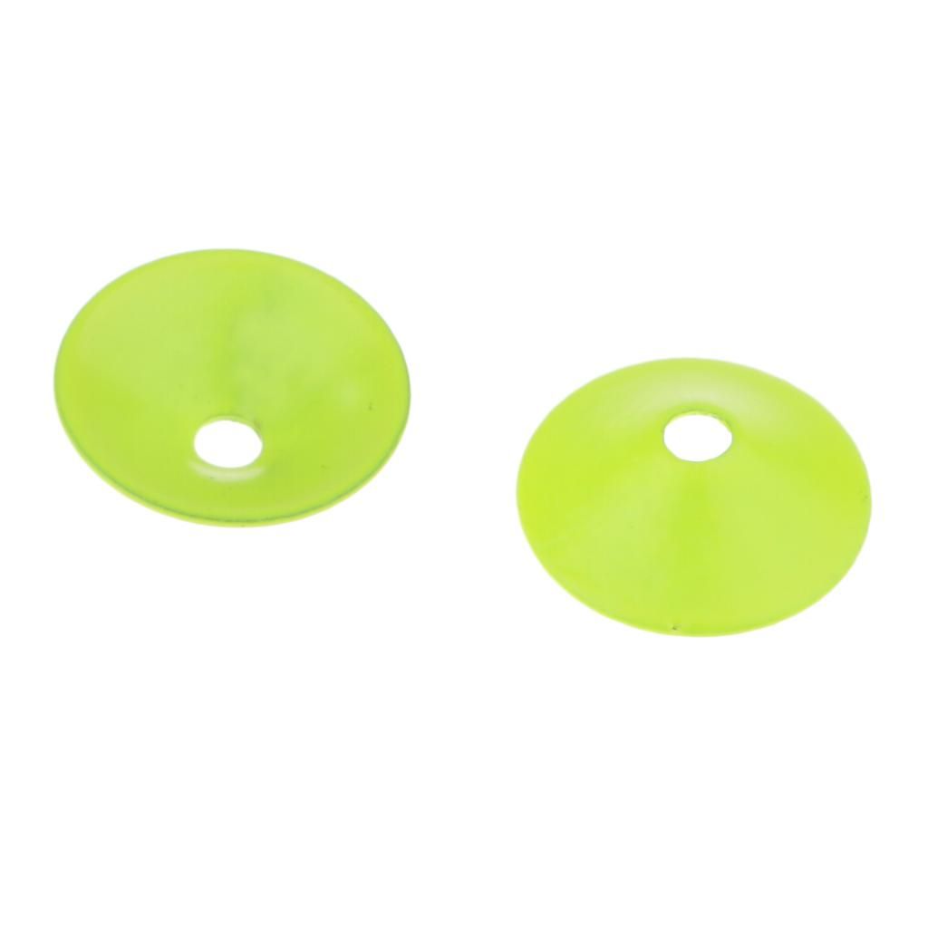 12pcs Brass Turbo Cone Heads  Fly Tying Materials For Tube Flies Green
