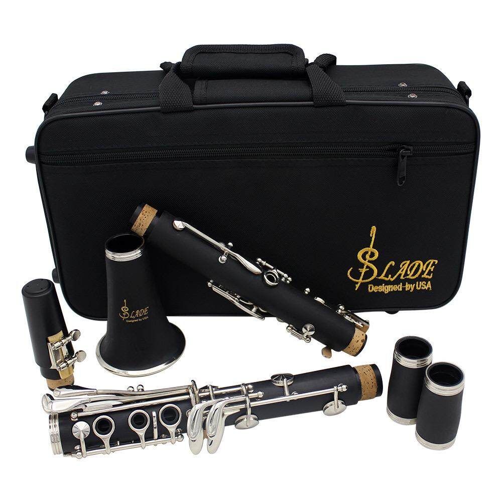 2018 LADE NEW Bb CLARINET BLACK WITH CASE SCHOOL STUDENT QUALITY REEDS CASE AU