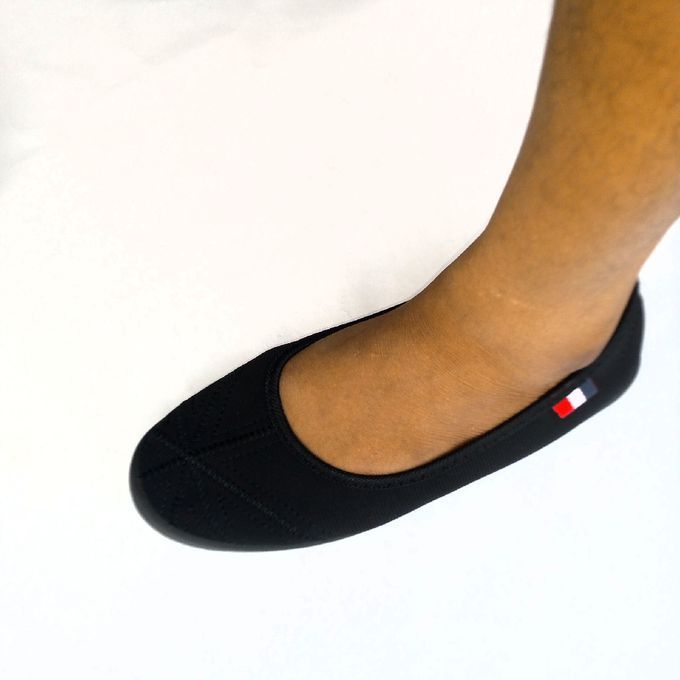 Women Flat Office Shoe Ladies-black