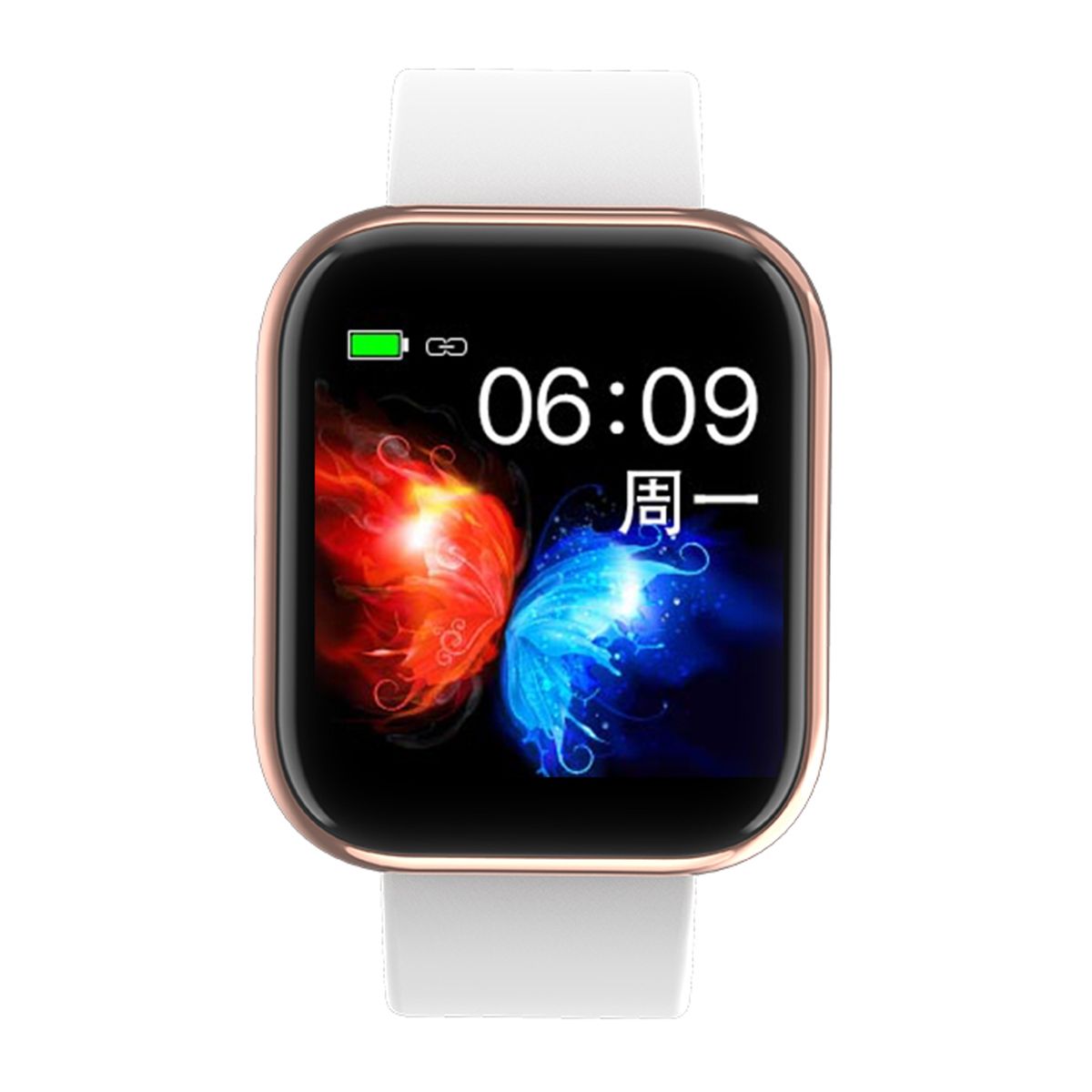 T3M 1.3 Inch Color Screen Music Smart Bracelet, Built-in MP3, Support Sleep Monitor / Heart Rate Monitor / Blood Pressure Monitor(White)