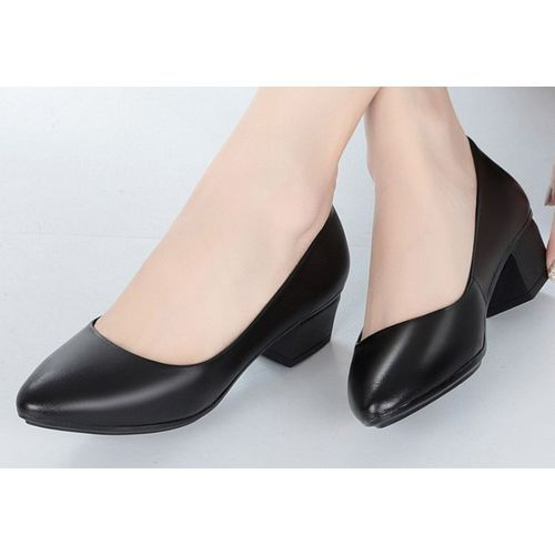 Quality Ladies Black Flat Shoe Women