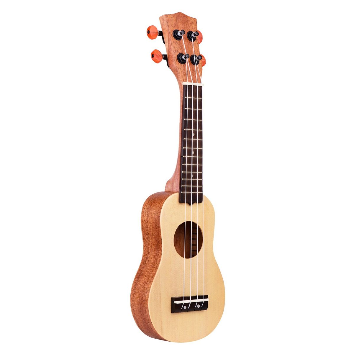 Muslady 17 Inch Mini Acoustic Ukulele Travel Portable