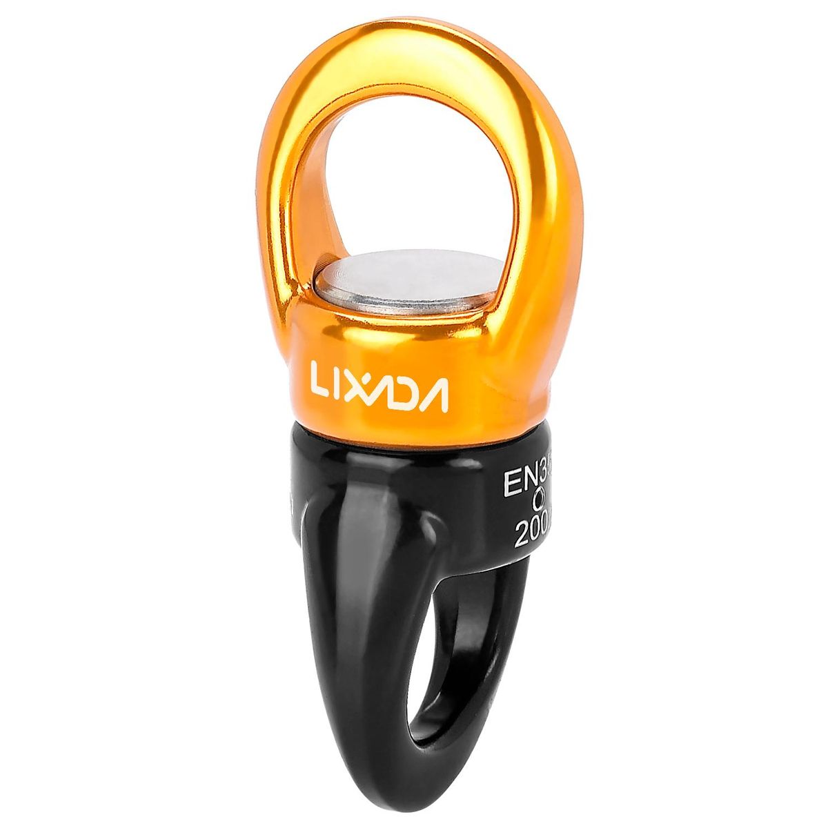 Lixada Swing Swivel 30kN Safest Rotational Device Swing Spinner Carabiner Swivel Climbing Rope Swivels for Web Tree Swing Setting Hammock