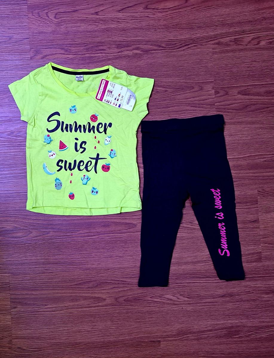 Summer Is Sweet Top And Leggings Set (Runs Small)