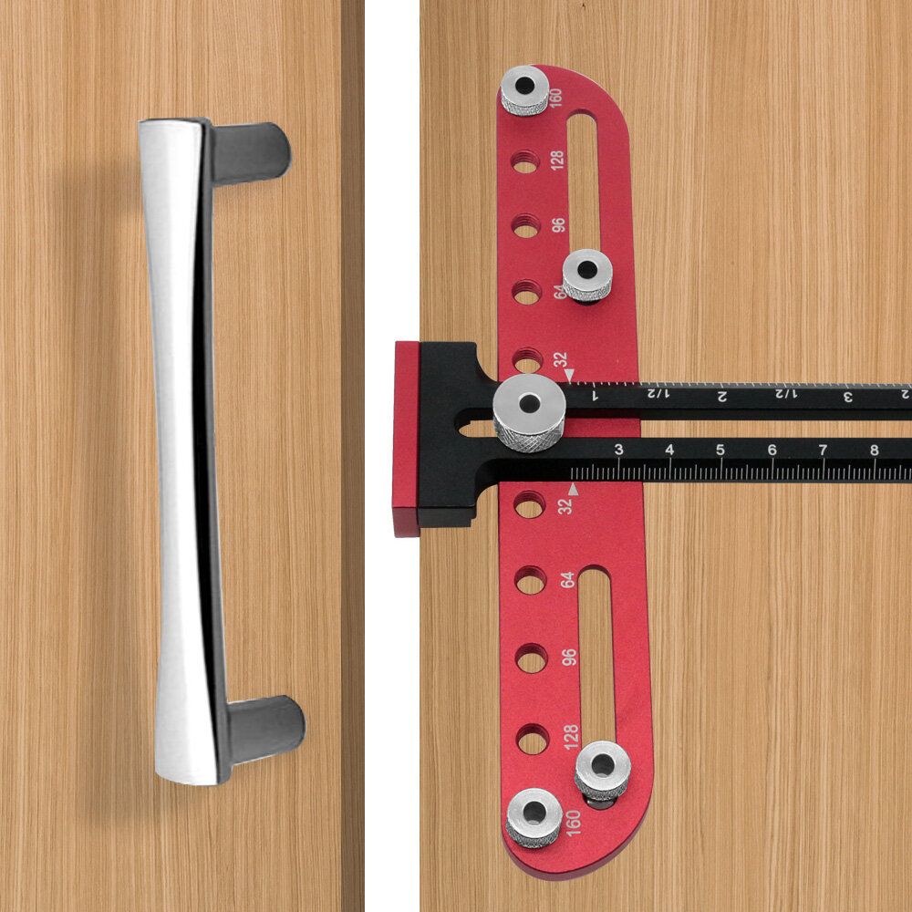 Cabinet Hardware Jig Door Cabinet Handle Hole Pitch Punch