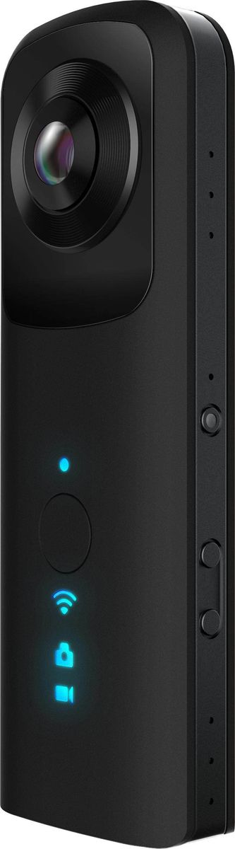 New Fashion Cool Style Dual-lens 720P 360-degree Camera Black