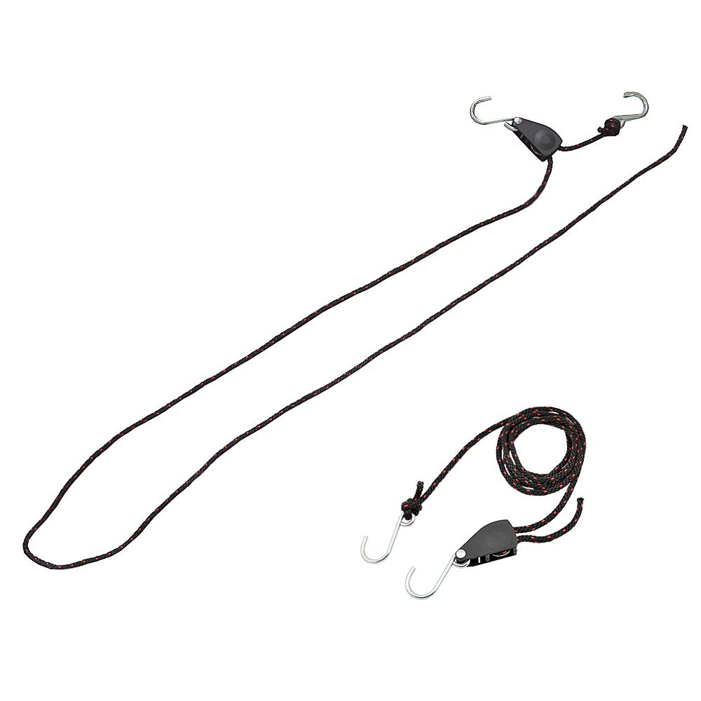 2pcs Kayak Tie Down Straps Ratchet Pulley Ropes Adjustable
