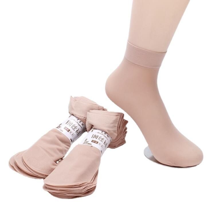 10 Pairs Silk Stockings Short Socks Women Ankle Socks