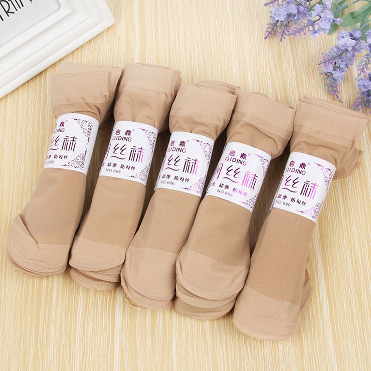 10 Pairs Silk Stockings Short Socks Women Ankle Socks