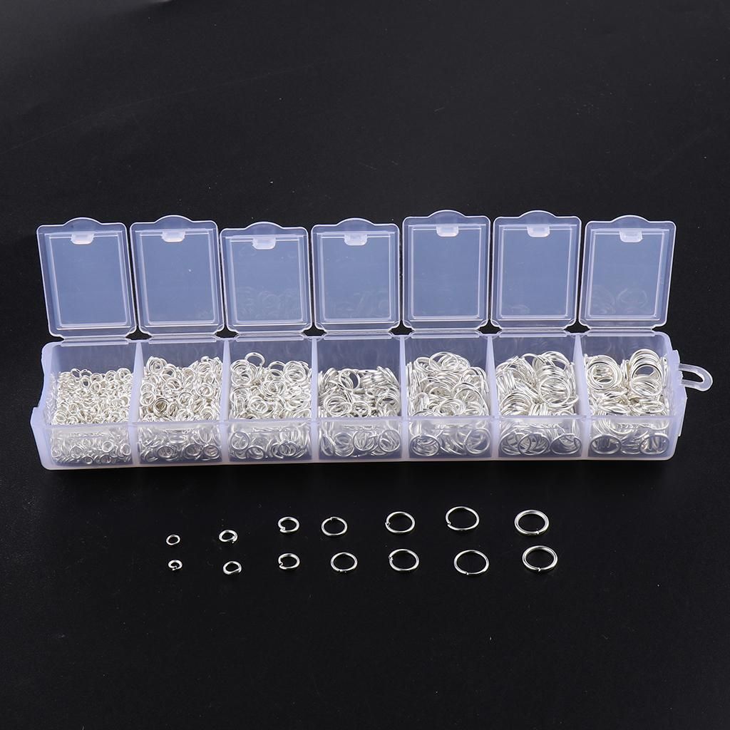 3000pcs Open Jump Rings Split Rings For Jewlery Making DIY Earring