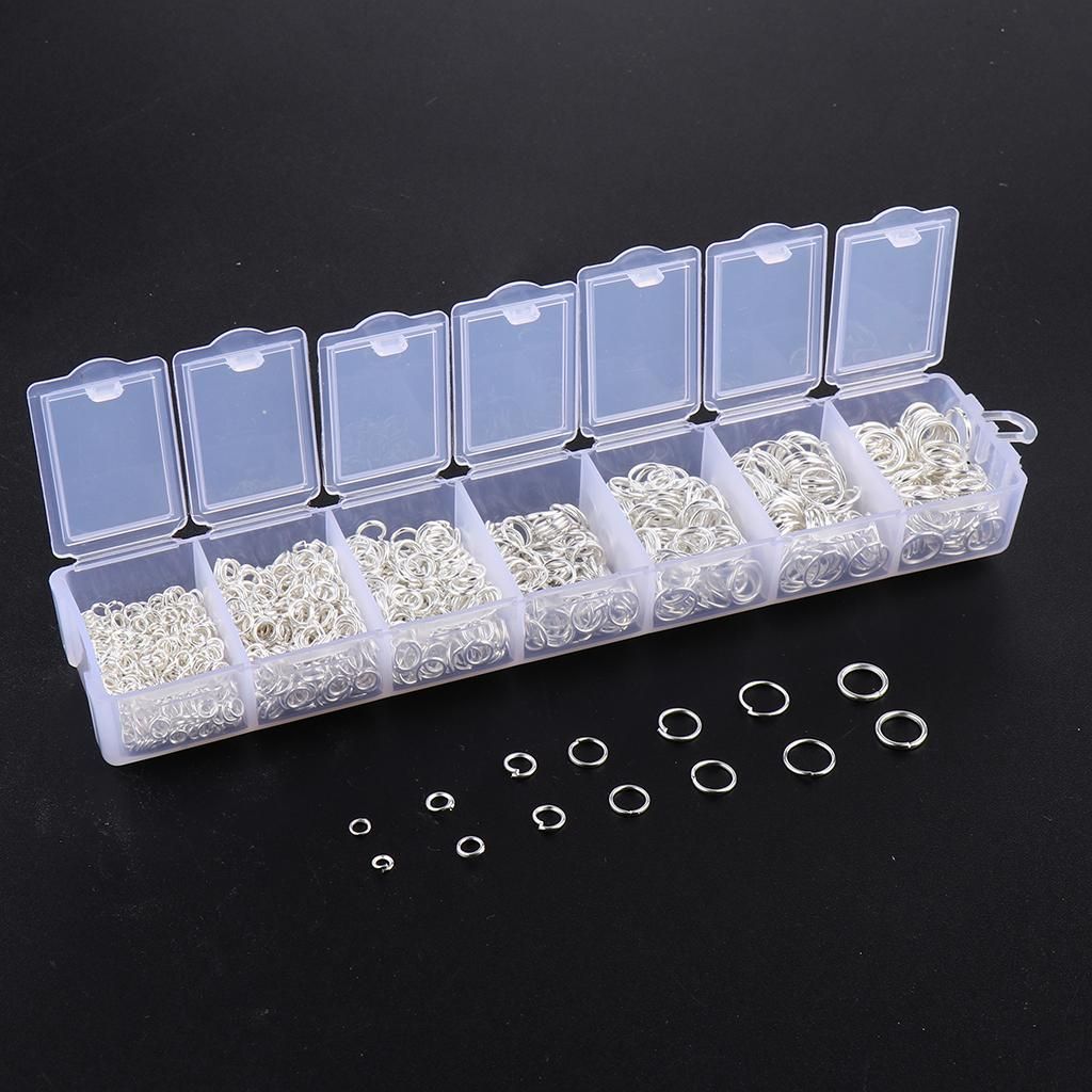 3000pcs Open Jump Rings Split Rings For Jewlery Making DIY Earring