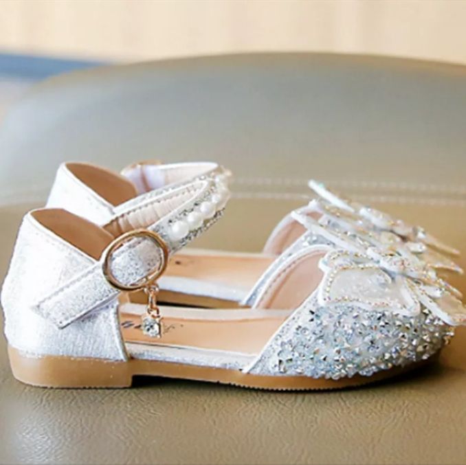 Girls Beaded Party Shoe