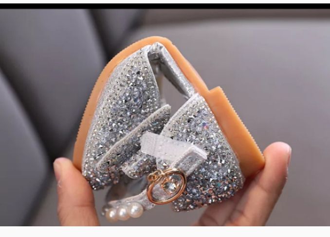 Girls Beaded Party Shoe