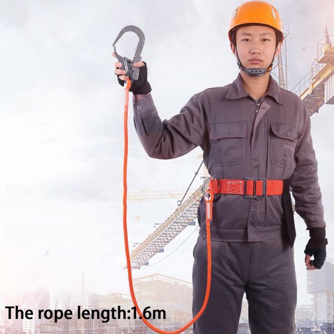 Safety Belt With Lanyard Personal Construction Outdoor Protective Gear