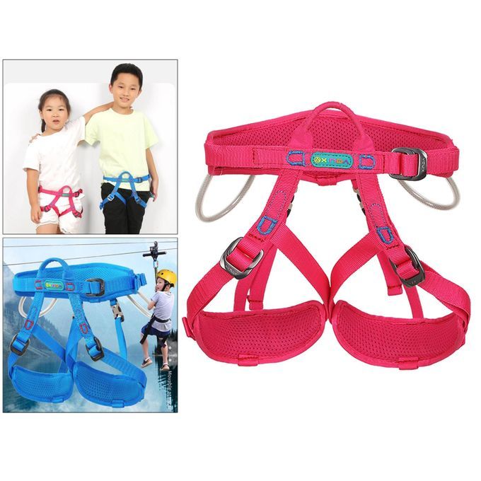2 Packs Half Body Safety Rock Climbing Fall Protection Harness Belt