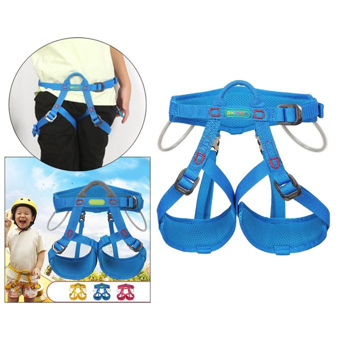 2 Packs Half Body Safety Rock Climbing Fall Protection Harness Belt