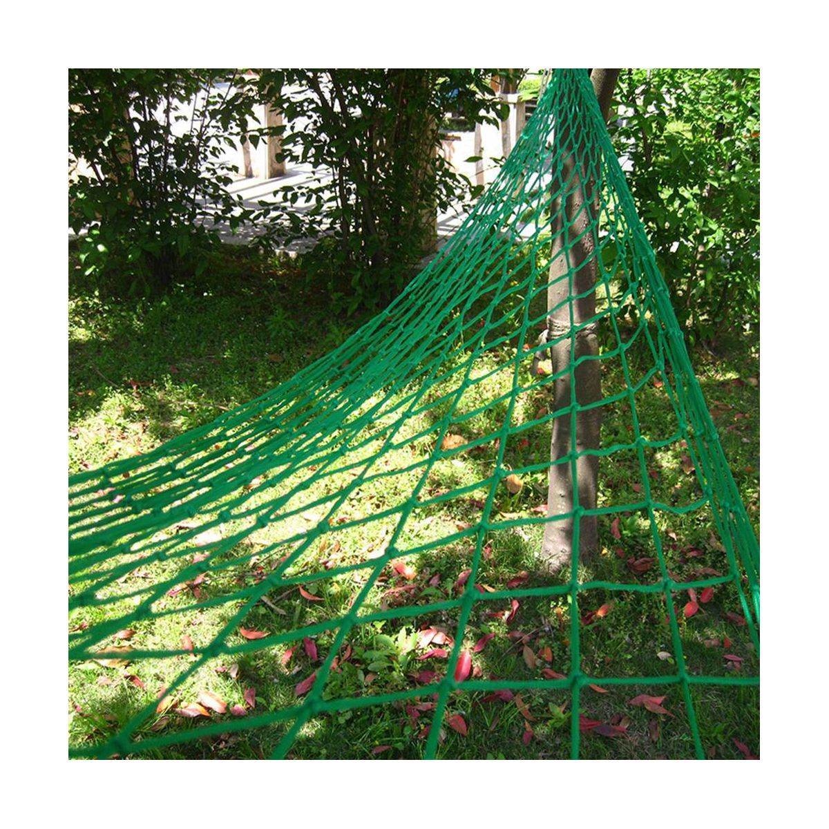 Thick Mesh Camping Hammock Nylon Rope Single Hammock Nylon