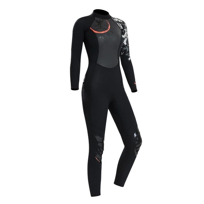 Diving Wetsuit Chinese Style Dive Wet Suit Jumpsuits Full Jumpsuit M