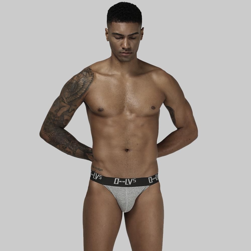 Men's Underwear Briefs Thong Jockstrap Pouch Cuecas Man Cotton Panties Thongs