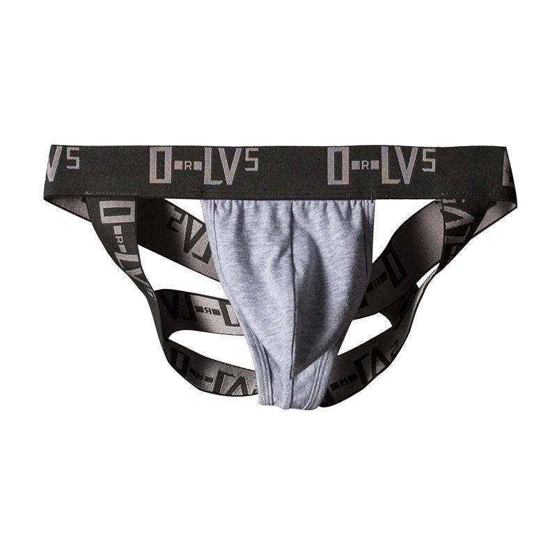 Men's Underwear Briefs Thong Jockstrap Pouch Cuecas Man Cotton Panties Thongs