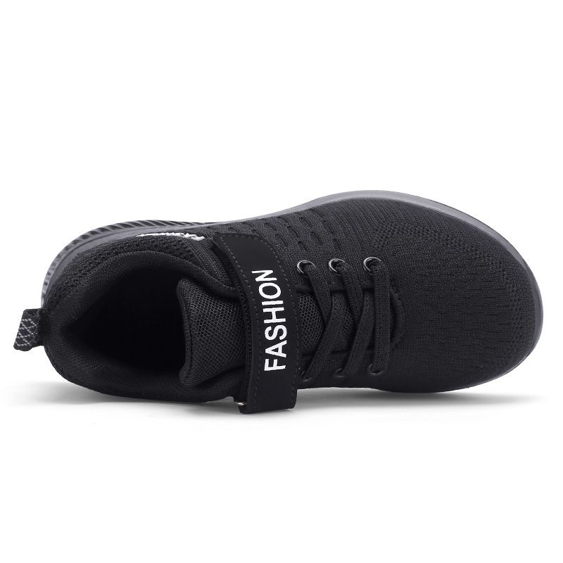 Children Shoes Fashion Kids Sneaker-Black Grey