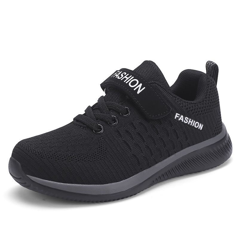 Children Shoes Fashion Kids Sneaker-Black Grey