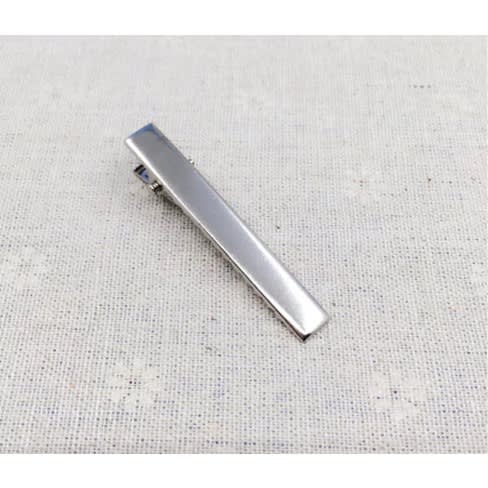 25 Silver Alligator Hair Clip For Diy - 5.5cm