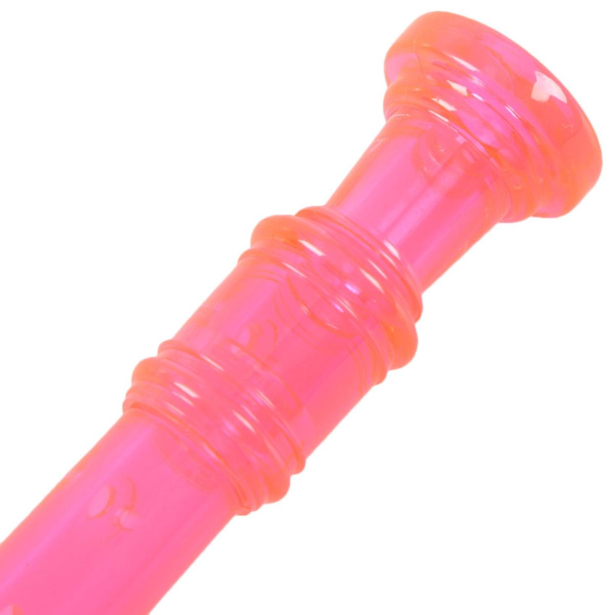 New Translucent Soprano Descant Recorder 8-hole + Cleaning Rod Music Instrument pink