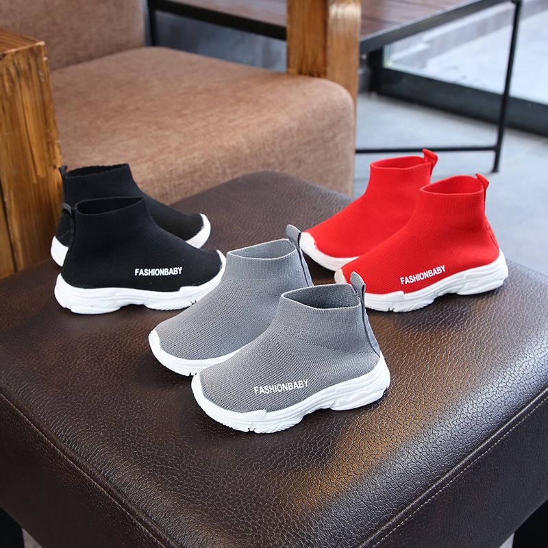 Kid Sneakers Slip On Shoes Baby Girls Children Boot
