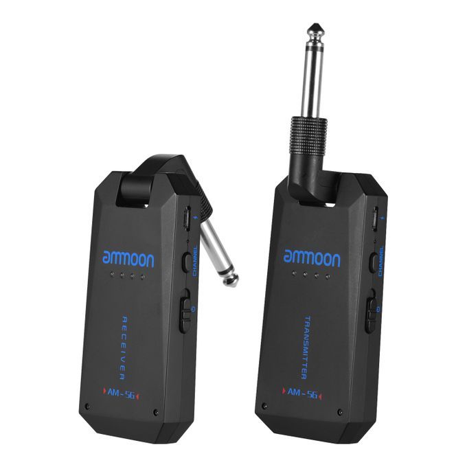 Ammoon AM-5G Wireless 5.8G Guitar System Rechargeable Audio