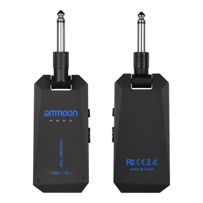 Ammoon AM-5G Wireless 5.8G Guitar System Rechargeable Audio
