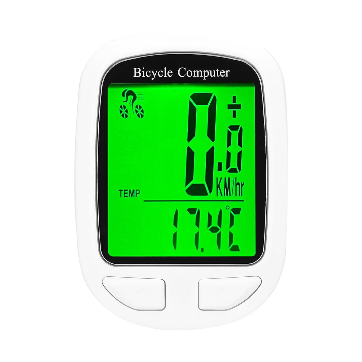 Wireless Bike Computer LED Digital Bicycle Speedometer Odometer Multifunction Cycling Computer Waterproof with Backlight Support Auto Wakeup Scan for Mountain Road Bike