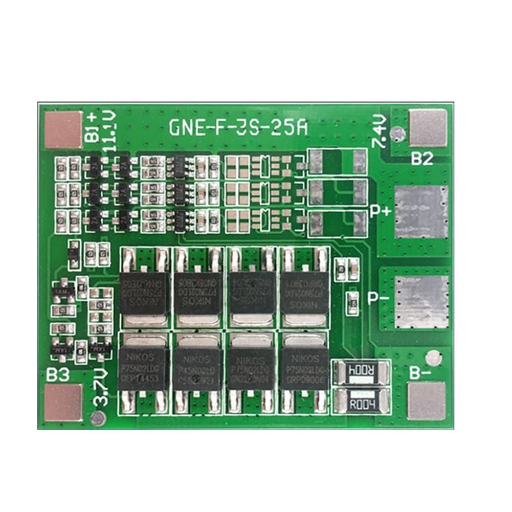 3S 12V 25A Protection Board BMS Lithium Battery Charger