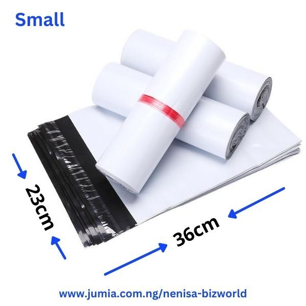 Courier Bags / Courier Nylons / Poly Mailer Bags - Invoice Pocket 500pcs - A4 -23x36cm -9/14 Inches