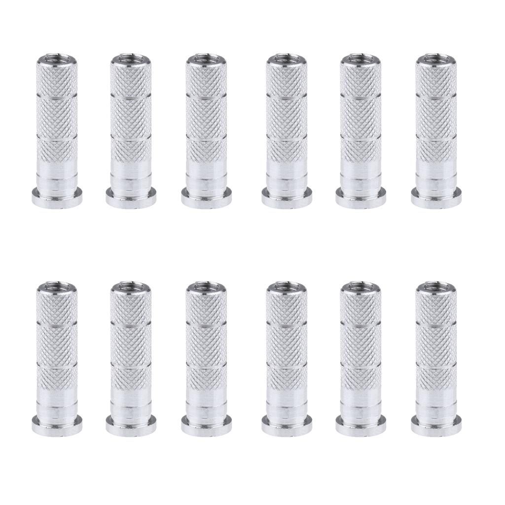 4X Set Of 12Pcs Aluminum Arrow Inserts For 6.2mm Arrow Shaft Archery