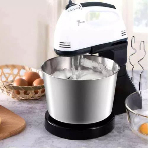 Electric Hand Mixer Cake Mixer 7 Speed Blenders With Bowl-350W