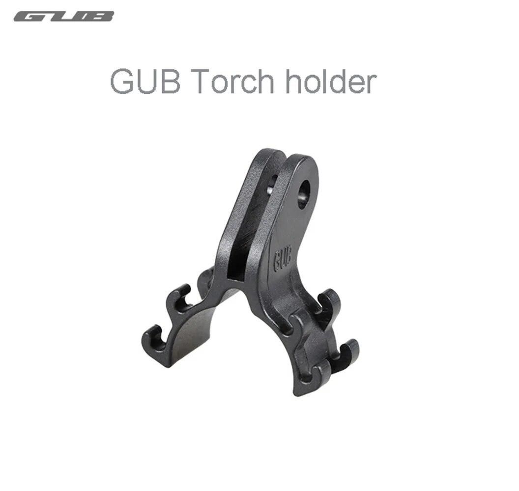 New GUB 5g Bicycle Bike LED Flashlight Mount Bracket Holder Torch Clip Clamp Universal Bicycle Torch Holder for GOPRO camera