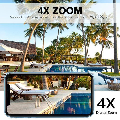 Outdoor WiFi 3MP IP Camera Solar Power Energy Battery Security Bullet CCTV PIR P2P Wireless