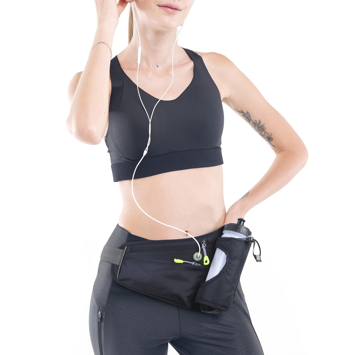 Sports Hydration Belt Bag Running With Water Bottle Holder
